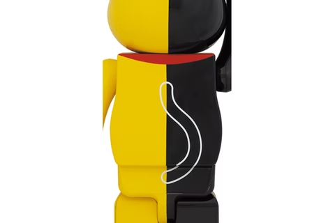 Bearbrick Maneki Neko 1000% Black/Yellow