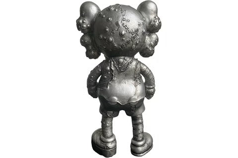 KAWS Pushead Companion Vinyl Figure Silver