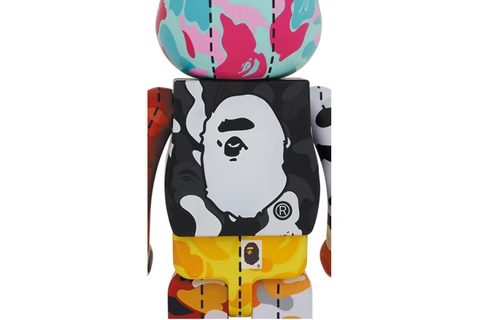 Bearbrick x BAPE 28th Anniversary Camo #3 1000%