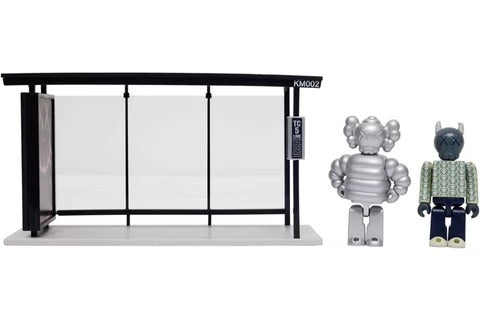 KAWS x Medicom Bus Stop Series Volume 3 Vinyl Toy Silver/Green