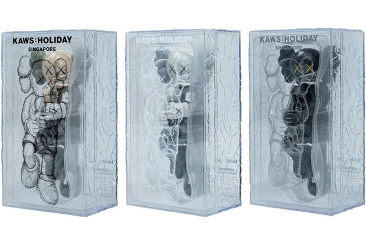 KAWS Holiday Singapore Figure Set Brown/Grey/Black