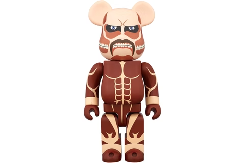 Bearbrick Attack On Titan Colossal 1000% Multi