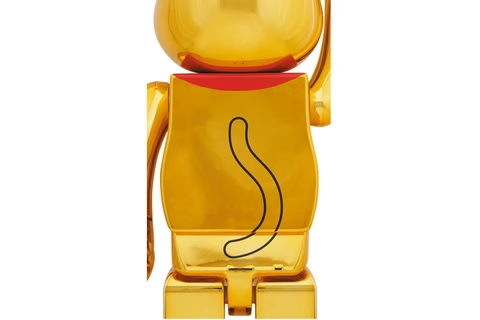 Bearbrick Maneki Neko Gold-plated (Light-Up) 1000%