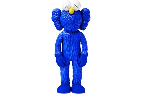 KAWS BFF Open Edition Vinyl Figure Blue