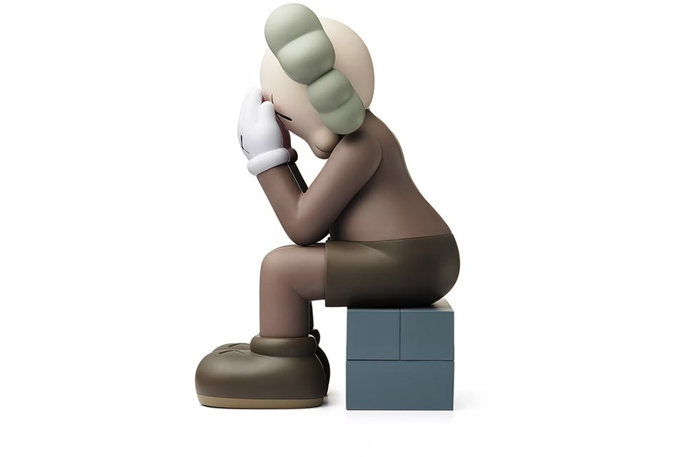 KAWS Passing Through Open Edition Vinyl Figure Brown