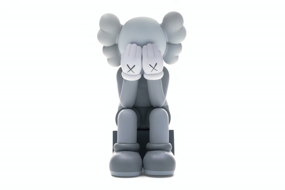 KAWS Passing Through Open Edition Vinyl Figure Grey