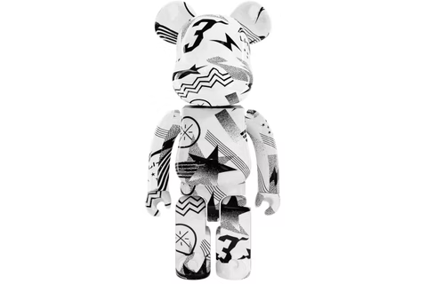 Bearbrick Li-Ning Fashion 1000% White