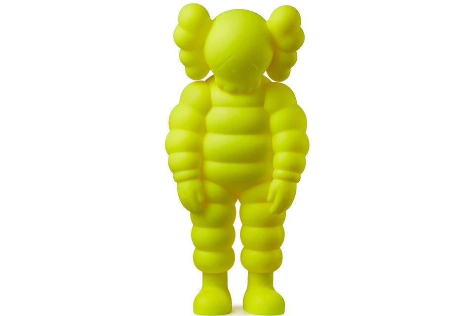 KAWS What Party Vinyl Figure Yellow