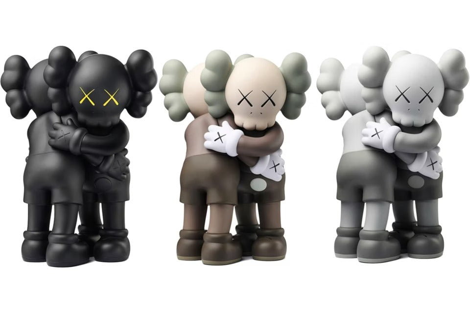 KAWS Together Vinyl Figure Black/Brown/Grey Set