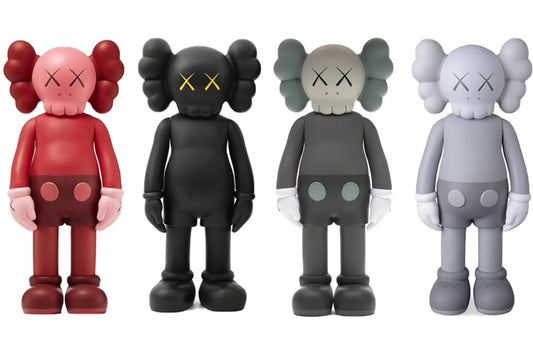 KAWS Companion Open Edition Vinyl Figure Black/Blush/Brown/Grey Set