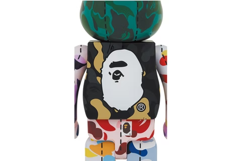 Bearbrick x BAPE 28th Anniversary Camo #4 1000%