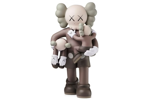 KAWS Clean Slate Vinyl Figure Brown