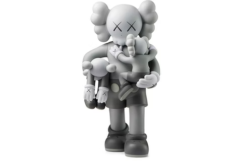 KAWS Clean Slate Vinyl Figure Grey