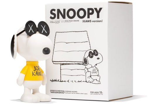 KAWS x Peanuts Joe Snoopy Vinyl Figure White