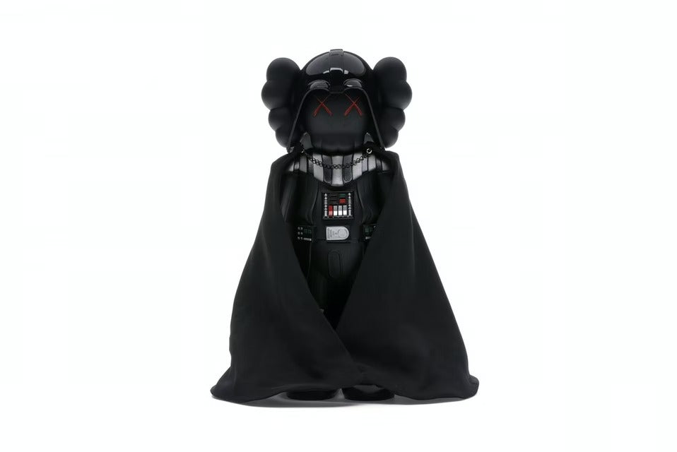 KAWS Star Wars Darth Vader Companion with Cape Vinyl Figure Black