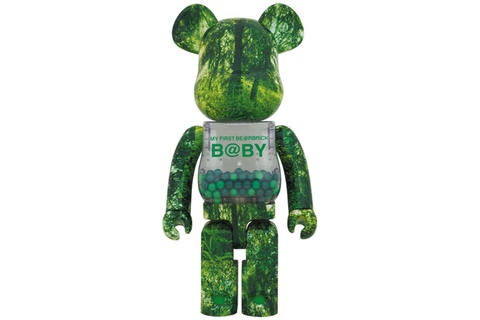 Bearbrick My First Baby 1000% Forest Green