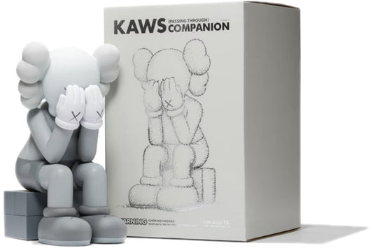 KAWS Passing Through Companion Vinyl Figure (2013) Grey