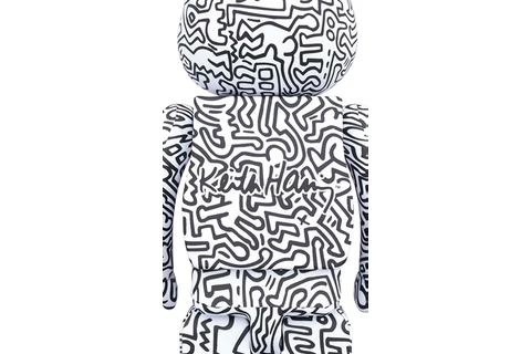 Bearbrick Keith Haring #4 1000% White