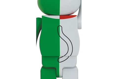 Bearbrick Maneki Neko 1000% White/Green