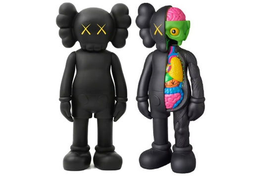 KAWS Companion Flayed & Companion Open Edition Vinyl Figure Black Set