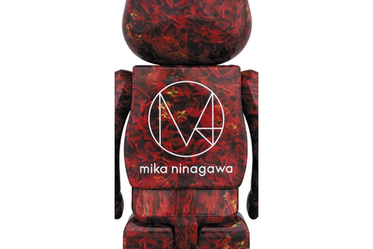 Bearbrick x Mike Ninagawa Leather Rose 1000% Multi