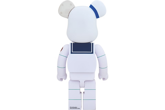 Bearbrick x Ghostbusters Stay Puft Marshmellow Man Angry Face 1000% White